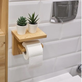 kệ gỗ Giá Đỡ không cần khoan Cuộn Giấy Vệ Sinh dùng cho khách sạn nhà hàng nhà nghỉ
