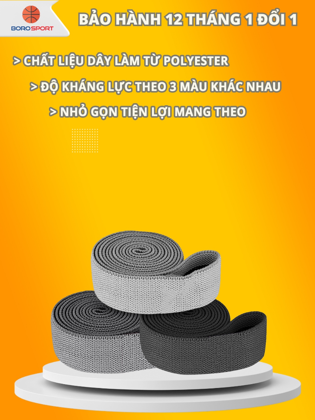 Ảnh Dây Kháng Lực Bảo Hành 12 Tháng Dây Tập Mông Dài 200x3 Cm Chuyên Dụng Tập Mông Đùi Bắp Chân Cleacco B3DKL Boro Sport 1