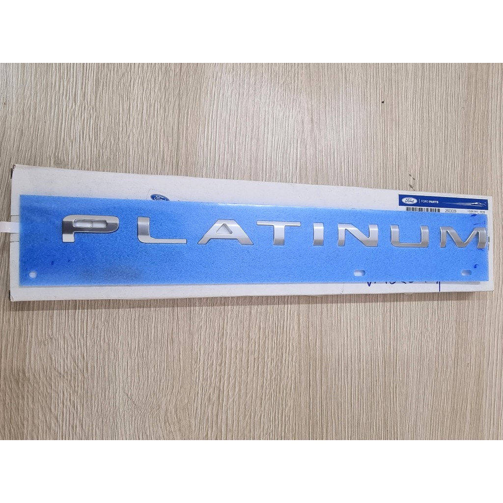 Tem chữ Platinum dán cánh cửa xe Ranger Everest hàng chính hãng ...