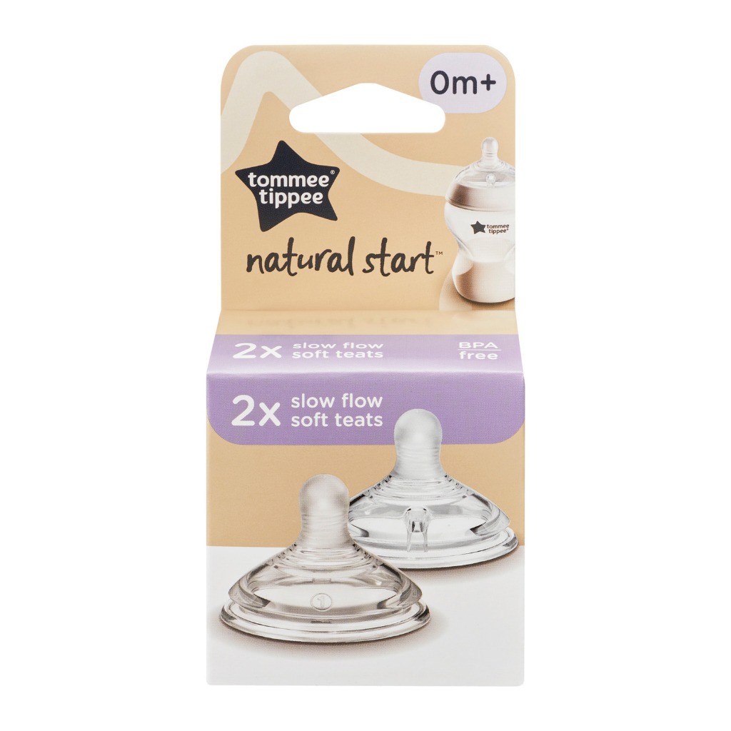 Ảnh Núm Ty Silicon Siêu Mềm Tự Nhiên Tommee Tippee Natural Start Nhiều Size (Vỉ Đôi, Tách Lẻ) 1