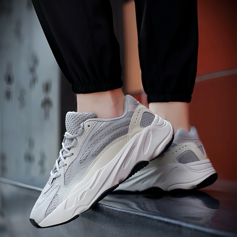 (Hàng S.Cấp) Giày thể thao sneakers 700 phản quang nam nữ đế bost mềm nhẹ êm chân chống trơn trượt thoáng khí A 80