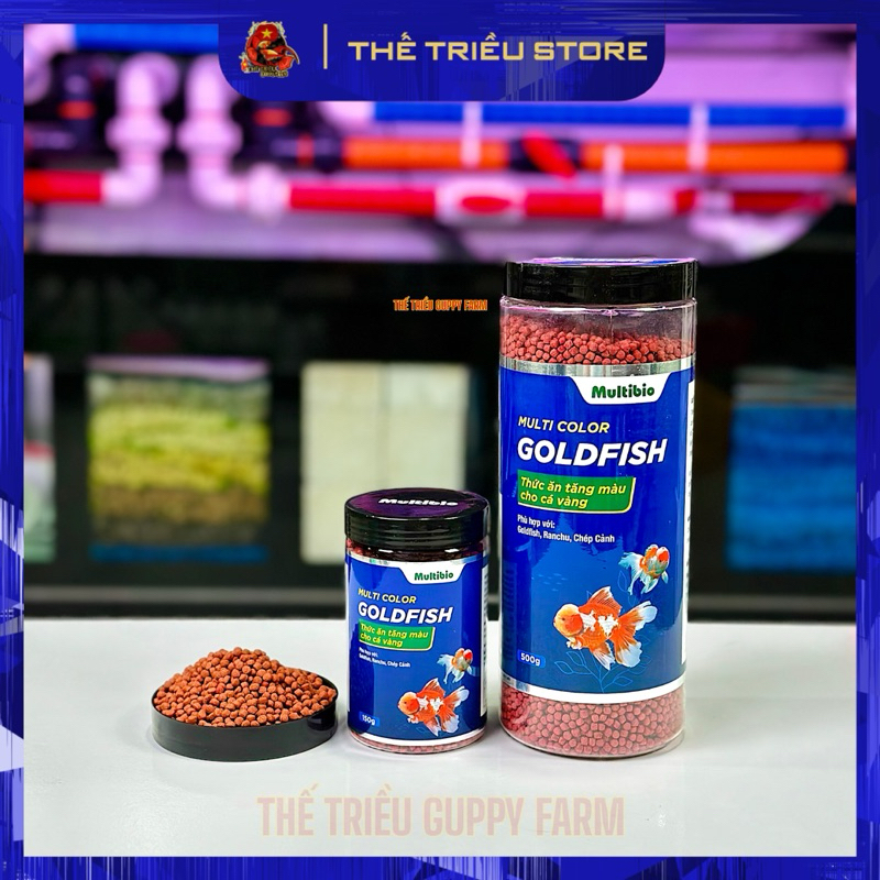Multi Color GoldFish - 150g-500g hạt nổi. Thức ăn tăng màu cao cấp cho ...
