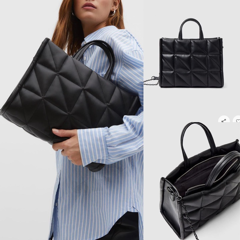 Str Medium Quilted tote bag Shopee Việt Nam