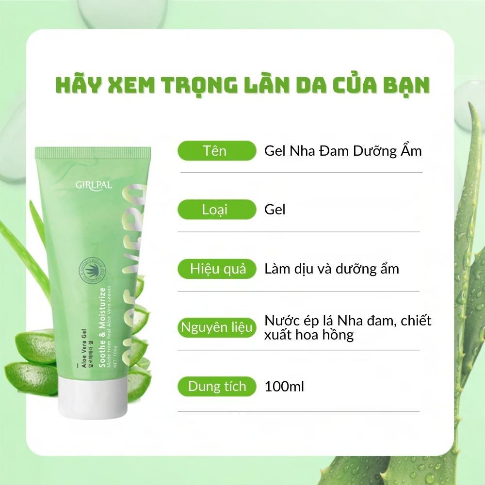Thiết kế của Gel nha đam Girlpal 100g