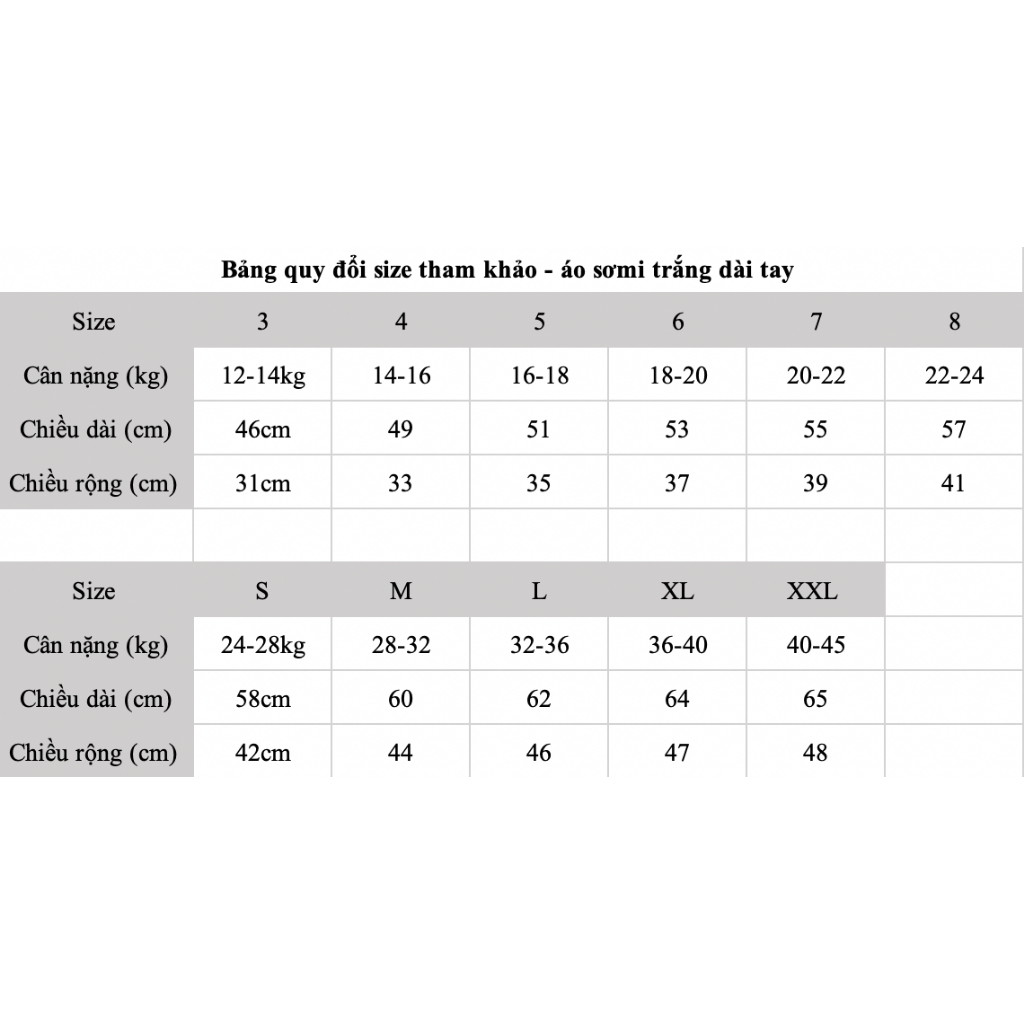 (12-45kg) Áo Sơmi Trắng Dài Tay Cho Bé Trai Thêu Po Lo Đơn Giản
