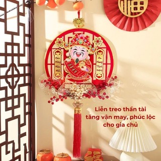 Phụ kiện trang trí thần tài lắc lư decor may mắn ngày tết