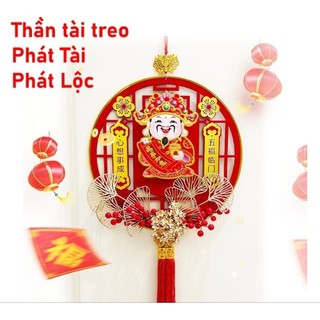 Phụ kiện trang trí thần tài lắc lư decor may mắn ngày tết