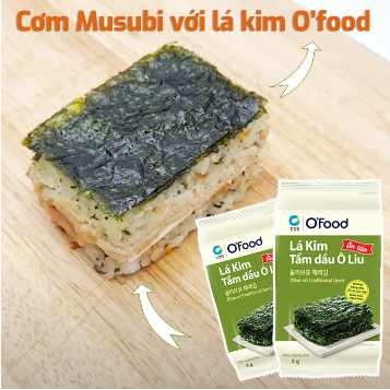 [Thùng 24 lốc] lá kim tẩm dầu Oliu lốc 3 O'Food