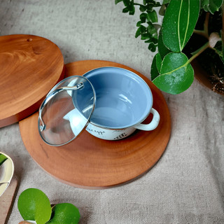 Nồi tay cầm nhập khẩu, nồi nhập khẩu, nồi nấu ăn, nồi thép tráng men Family Cooking dùng được bếp từ
