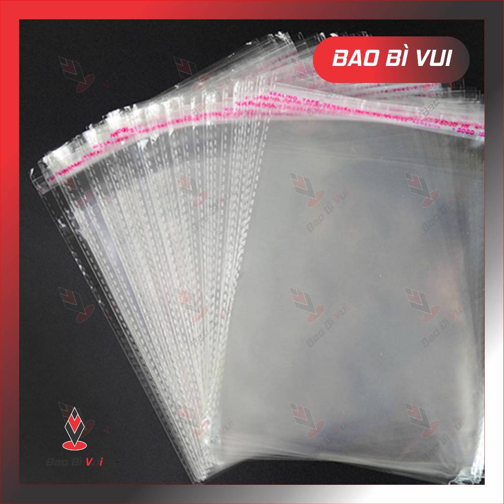 Túi OPP dán miệng size đặc biệt - túi đóng nhang- BAO BÌ VUI