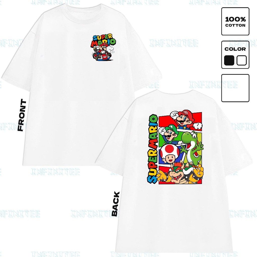 Áo thun INFINITEE Fni24004, Thun 100% Cotton - form rộng Unisex.