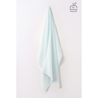 La pomme SS2024 K003 Khăn sữa sợi tre lụa La Pomme phối màu (120x120cm) cho bé
