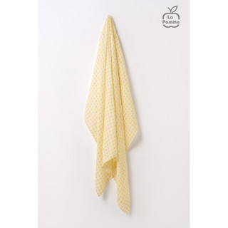 La pomme SS2024 K003 Khăn sữa sợi tre lụa La Pomme phối màu (120x120cm) cho bé