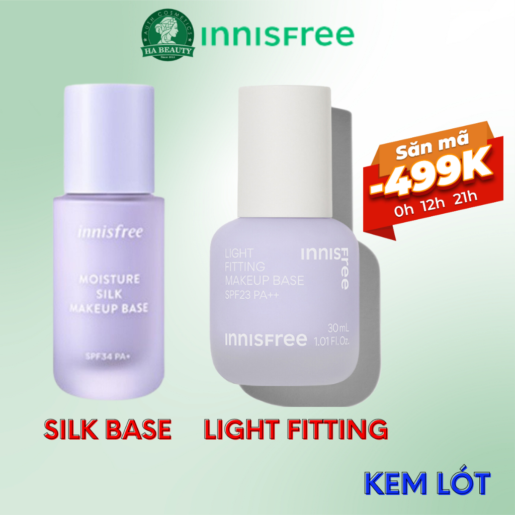 Kem lót trang điểm dưỡng ẩm mềm mịn da innisfree Moisture Silk Make Up ...