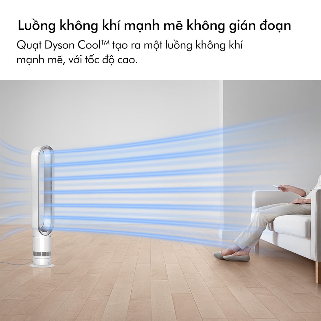 Ảnh Quạt không cánh Dyson Cool™ AM07 (Trắng Bạc) 2