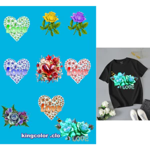 Hình ủi quần áo-hình trái tim-ủi trực tiếp lên áo tại nhà bằng bàn ủi-giá khuyến mãi(IN THEO YÊU CẦU IN BOX SHOP)