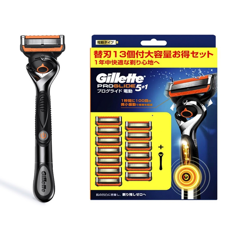 [MẪU MỚI] Set dao cạo râu dùng pin Gillette Proglide Flexball 5+1 kèm ...
