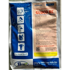 Gluco KC gói 1 kg tăng lực, chống suy nhược, phuc hồi sức cho thú nuôi, giá súc và gia cầm