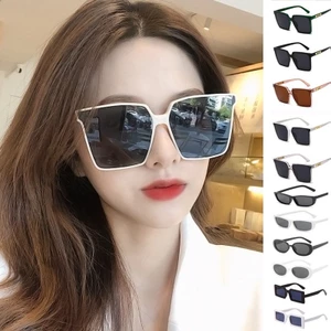 Kính râm mát thời trang nữ nam mắt vuông khổ lớn chống UV và tia bức xạ đi chơi biển kỷ yếu đẹp giá rẻ ABICA 210
