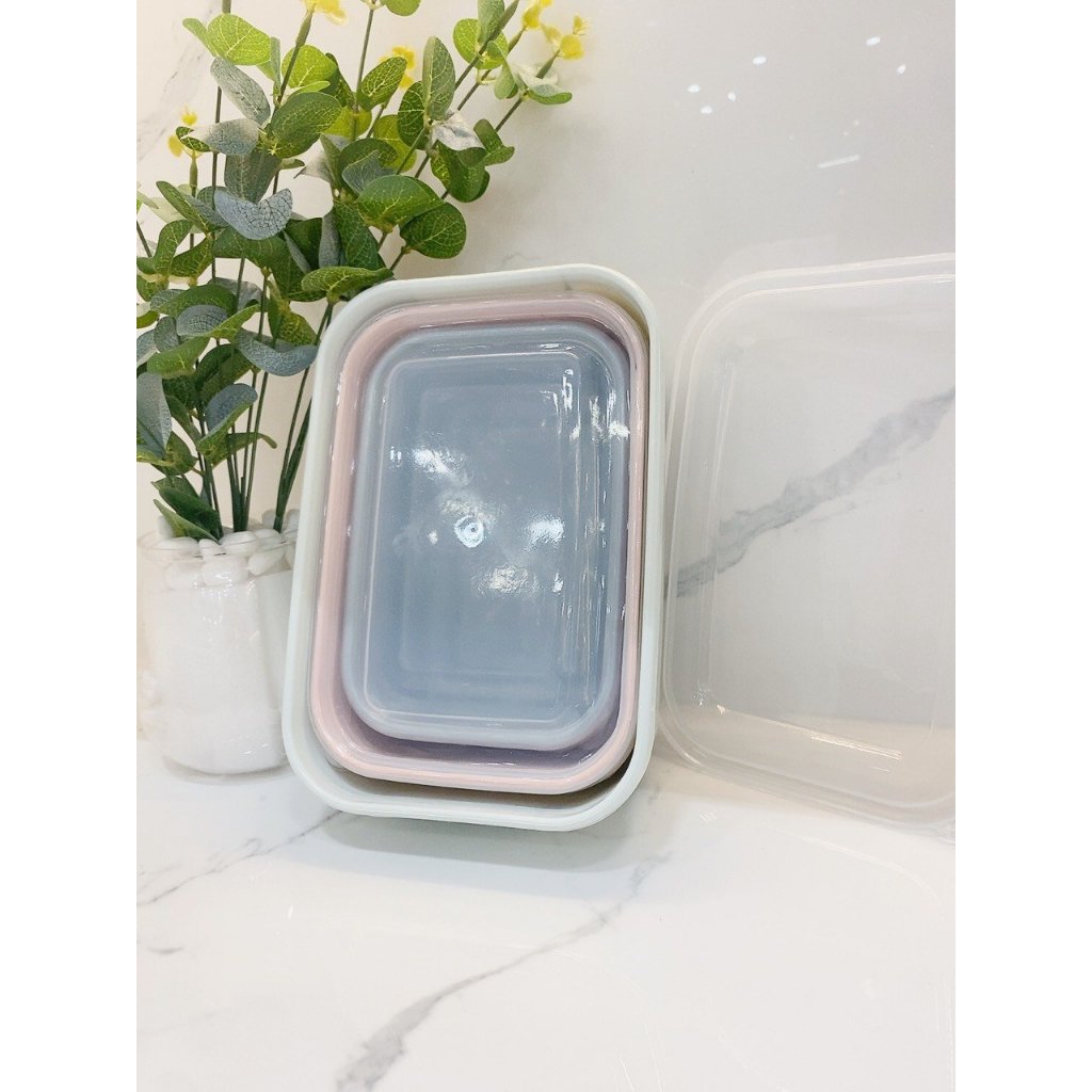 [Hỏa tốc HCM ] Set 3 hộp nhựa chữ nhật trong đựng thực phẩm