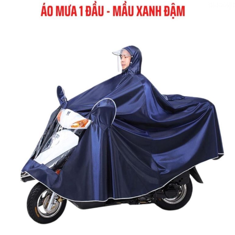 Áo Mưa Đi Xe Máy Didooglt 1 Người Và 2 Người Che Phủ Toàn Thân Kèm Kính Chắn Mưa Tiện Dụng