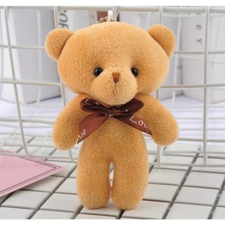Móc khóa gấu bông nhiều màu xinh xắn