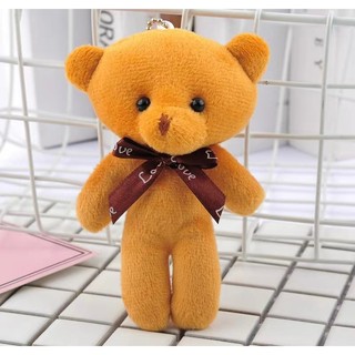 Móc khóa gấu bông nhiều màu xinh xắn