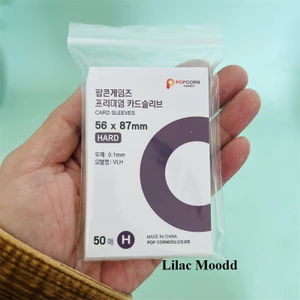 SẴN Sleeves Popcorn bọc card siêu dày kích thước 56 x 87mm | Bảo vệ card idol album lomocard bảo vệ thẻ bài thẻ gam