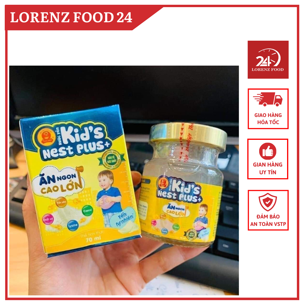 Nước Yến Kids Nest Plus+ 15% 70ml - Lorenz Store | Shopee Việt Nam