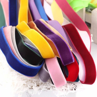 Ruy băng nhung 1cm 2cm 2.5cm 4cm |bán lẻ mét| dây gói quà tết làm nơ kẹp tóc trang trí handmade xinh lung linh