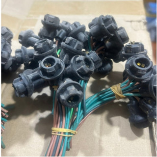 Đui bóng T10 cao su, đui bóng cắm T10 cao su có dây