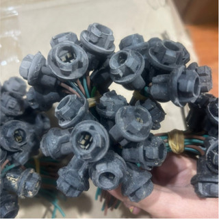 Combo 10 Đui bóng T10 cao su, đui bóng cắm T10 cao su có dây