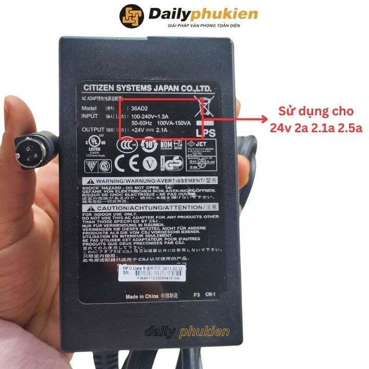 Adapter nguồn Máy in Xprinter XP-420B , Xprinter XP-K200L | Shopee Việt Nam