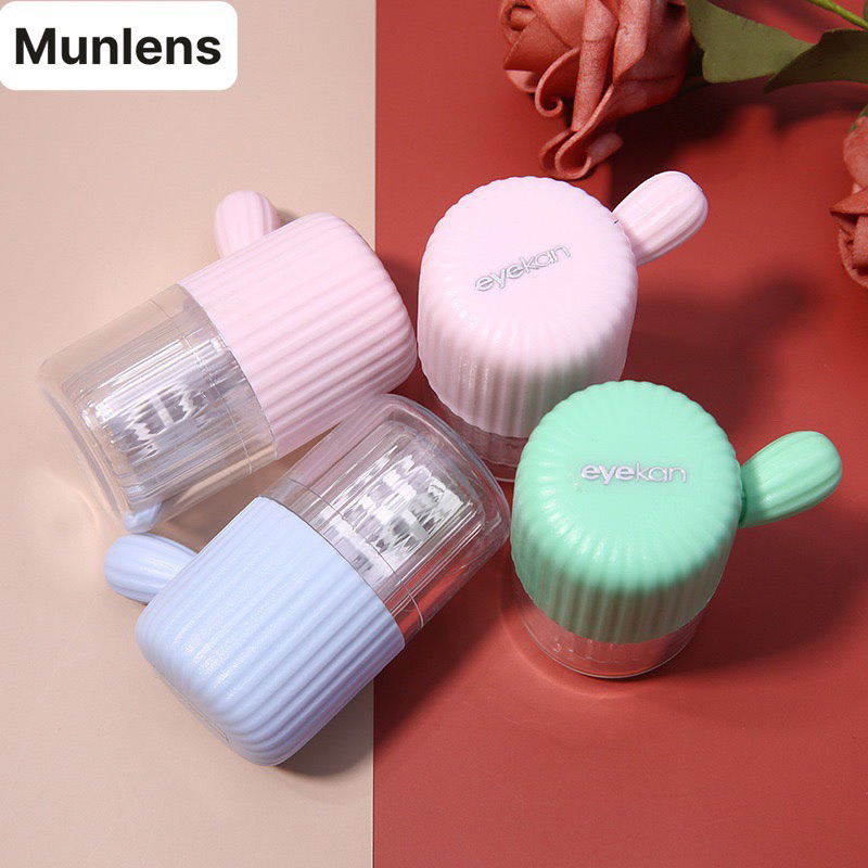 Máy rửa lens Pin - cốc rửa lens tay và dây rút Muneye angel  eye