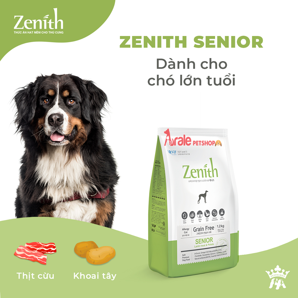 Hạt Mềm Zenith Cho Chó - Hạt Mềm Hỗ Trợ Tiêu Hoá Nhiều Loại 1.2kg-3kg