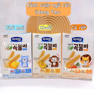 Bánh ăn dặm ngũ cốc Ildong hình ống vị Phô Mai 40g
