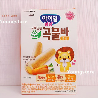 Bánh ăn dặm ngũ cốc Ildong hình ống vị Phô Mai 40g