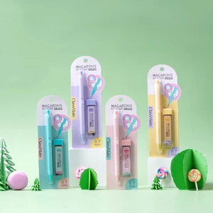 Combo Bút Chì Kim Kèm Hộp Ngòi Chì 0.7mm CLASSMATE Macarons, Nét Bút Mịn, Đầu Bút Thiết Kế Quai Cài Tiện Lợi MP209