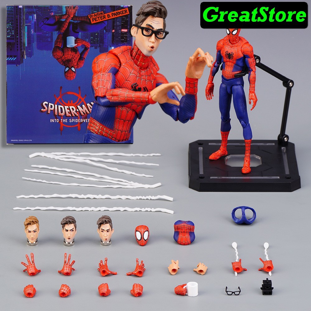 [ Sẵn ] Mô hình Spider man SV- Action PERTER B PARKER Action Figure ...