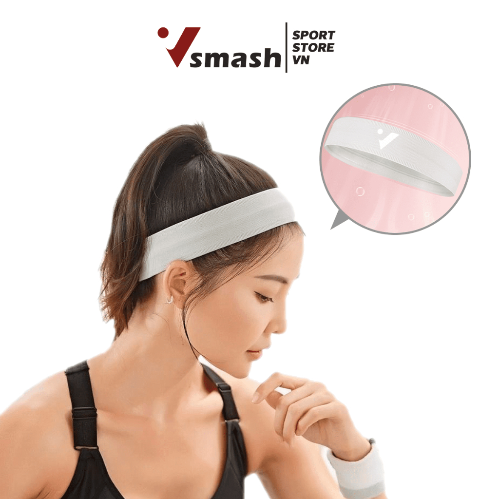 (BẢN TO) Băng đô thể thao chống trượt, chặn mồ hôi, co giãn | Thương hiệu VSMASH SPORTS VN | Nhiều màu sắc chọn lựa