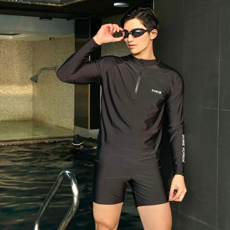 Ảnh Brian Áo bơi nam tay dài SOBIE 1