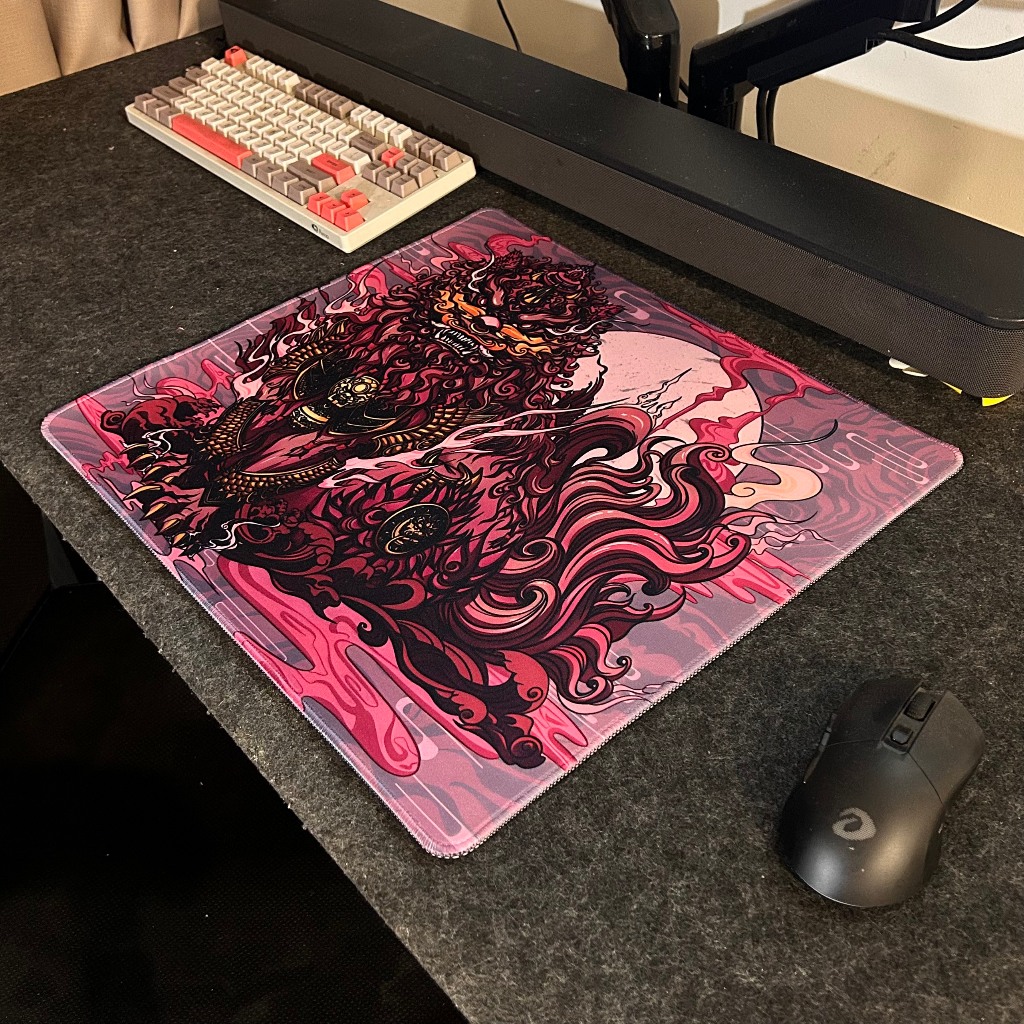 Lót Chuột Pad Chuột Mouse Pad Esports Tiger Ling Yun & Long Teng