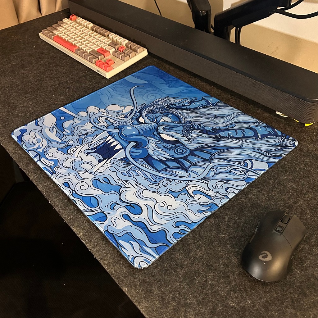 Lót Chuột Pad Chuột Mouse Pad Esports Tiger Ling Yun & Long Teng