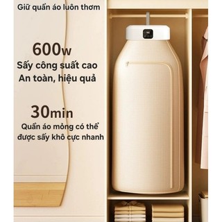 Máy sấy quần áo nhanh khô, tủ sấy di động gấp gọn diệt khuẩn khử mùi, tiện lợi