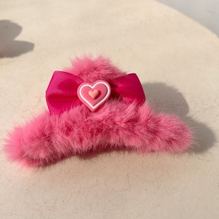 Kẹp Tóc Lông Nhung Barbie Xinh Xắn MEILI STORE