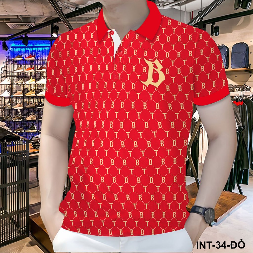 BST áo POLO INT cổ bẻ - áo polo nam/nữ  vải Poly Thái thoáng mát