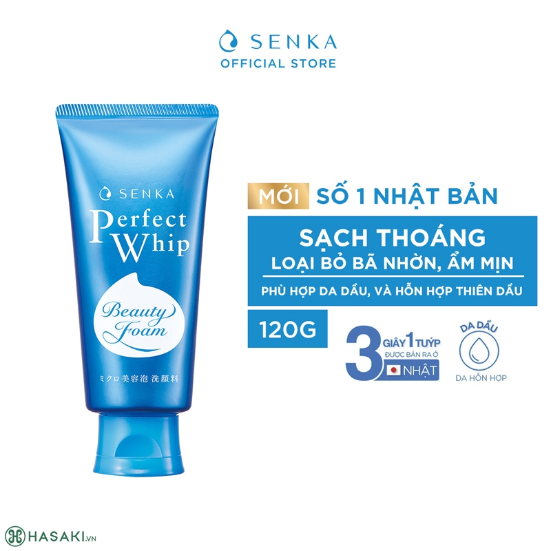 Ảnh Sữa Rửa Mặt Làm Sạch Sâu Cho Da Senka 100g 2