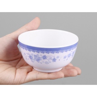 Set 10 Chén Ăn Cơm Meka, Bát Cơm Phíp Hoa Tiết Hoa Đẹp Mắt