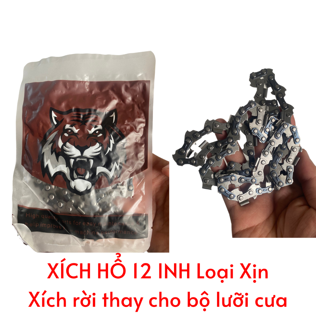 Lưỡi Xích 12 Inch Cho Bộ Lưỡi Cưa Gắn Máy Mài