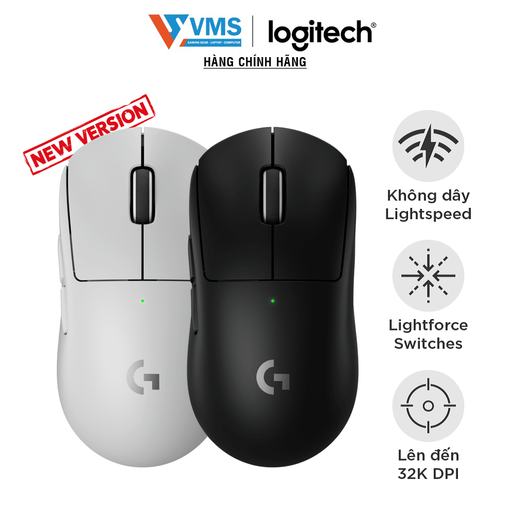 Chuột Gaming Logitech G Pro X Superlight 2 Lightspeed Nhẹ 60g Switch Lightforce Dpi 32k 6304